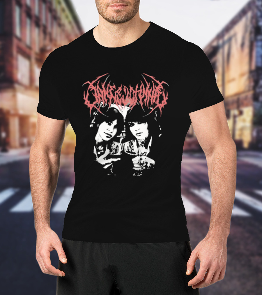 Jake Webber JNJ Metal Band Inspired Art With Dual Portraits T-Shirt