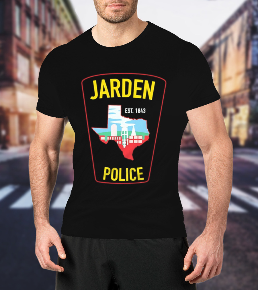 Jarden Police Est 1843 Texas T-Shirt