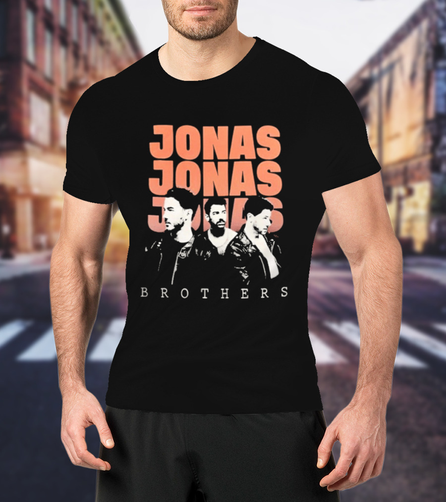 Jonas Brothers Repetitive Text Fan T-Shirt