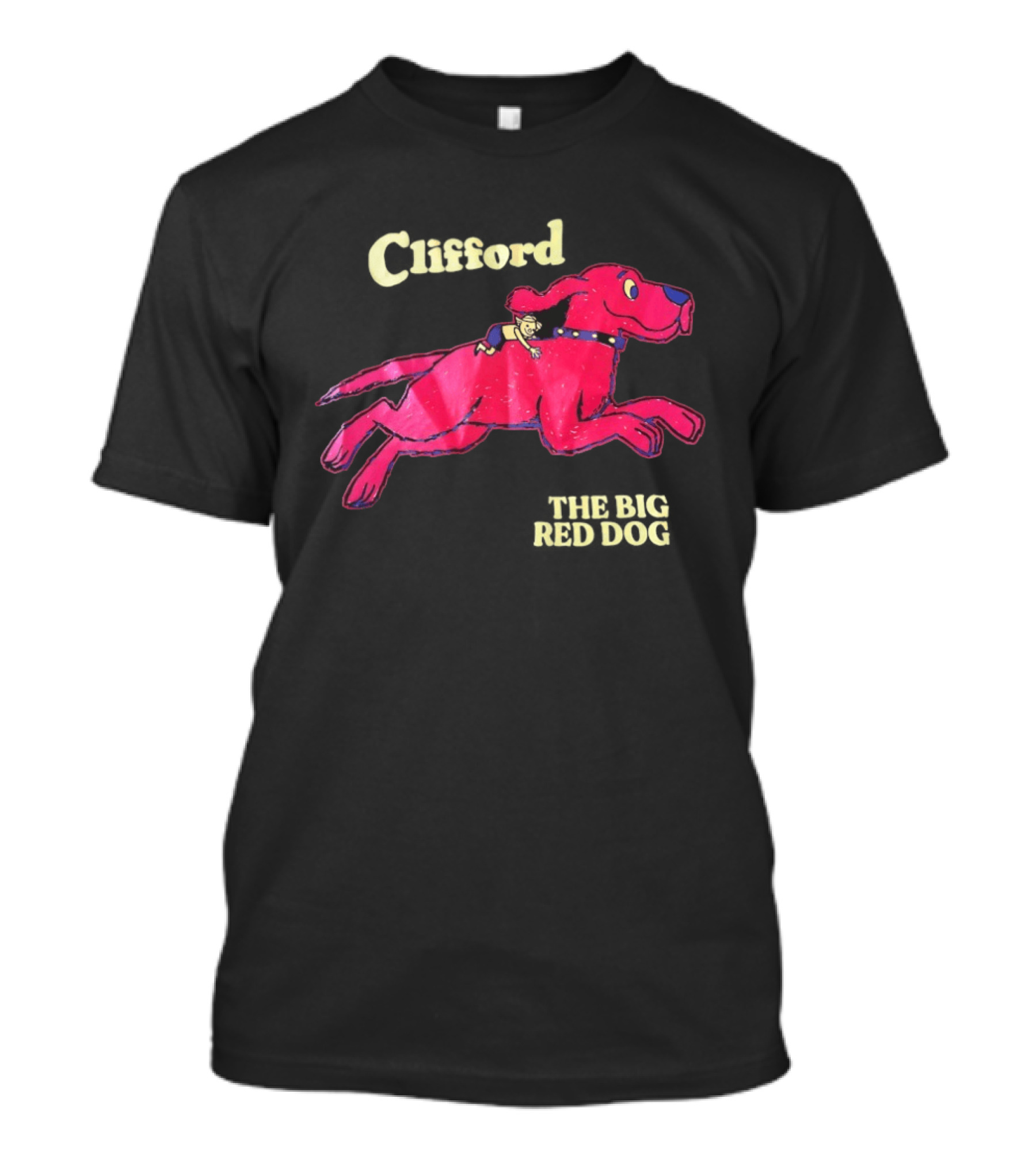 Clifford The Big Red Dog Running With Emily Elizabeth Classic Kids T-Shirt