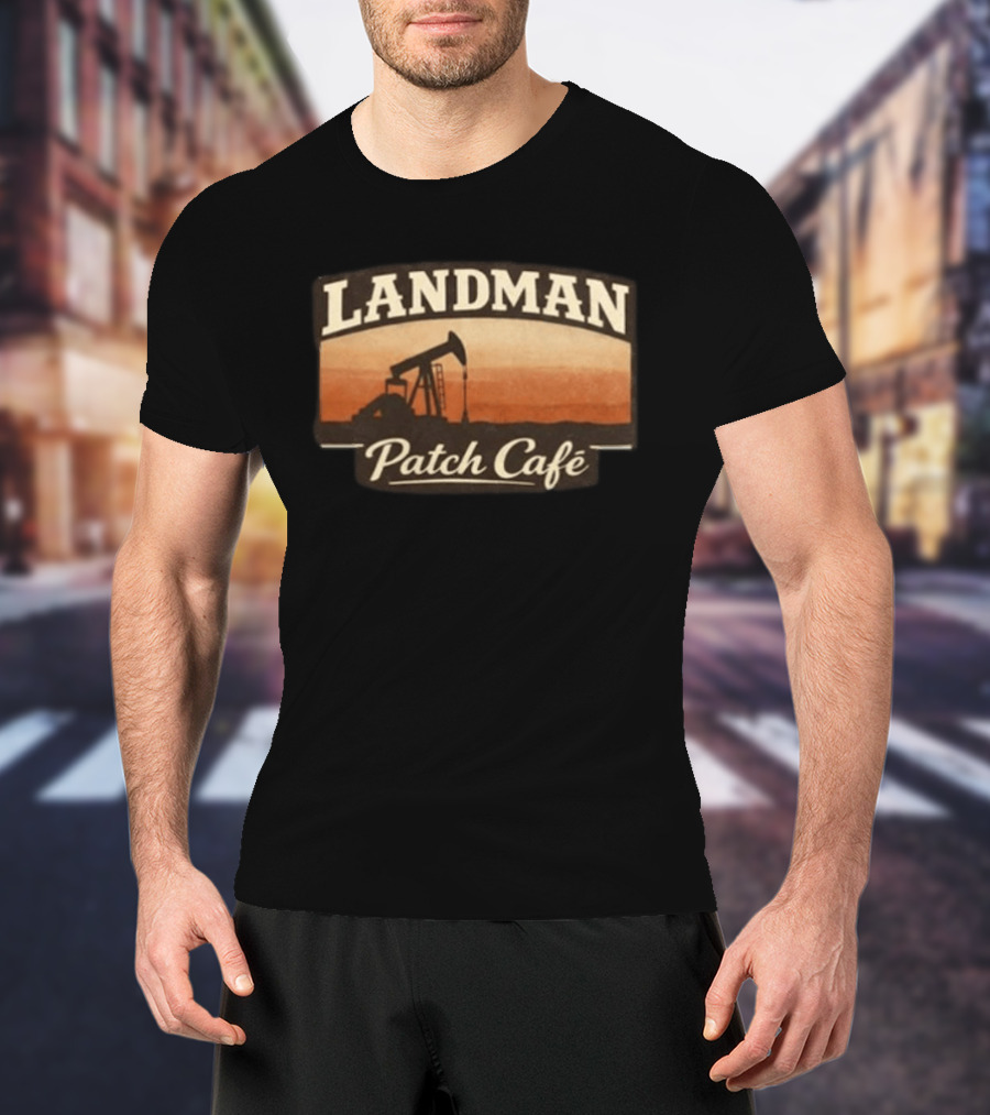 Landman Patch Café Oilfield T-Shirt