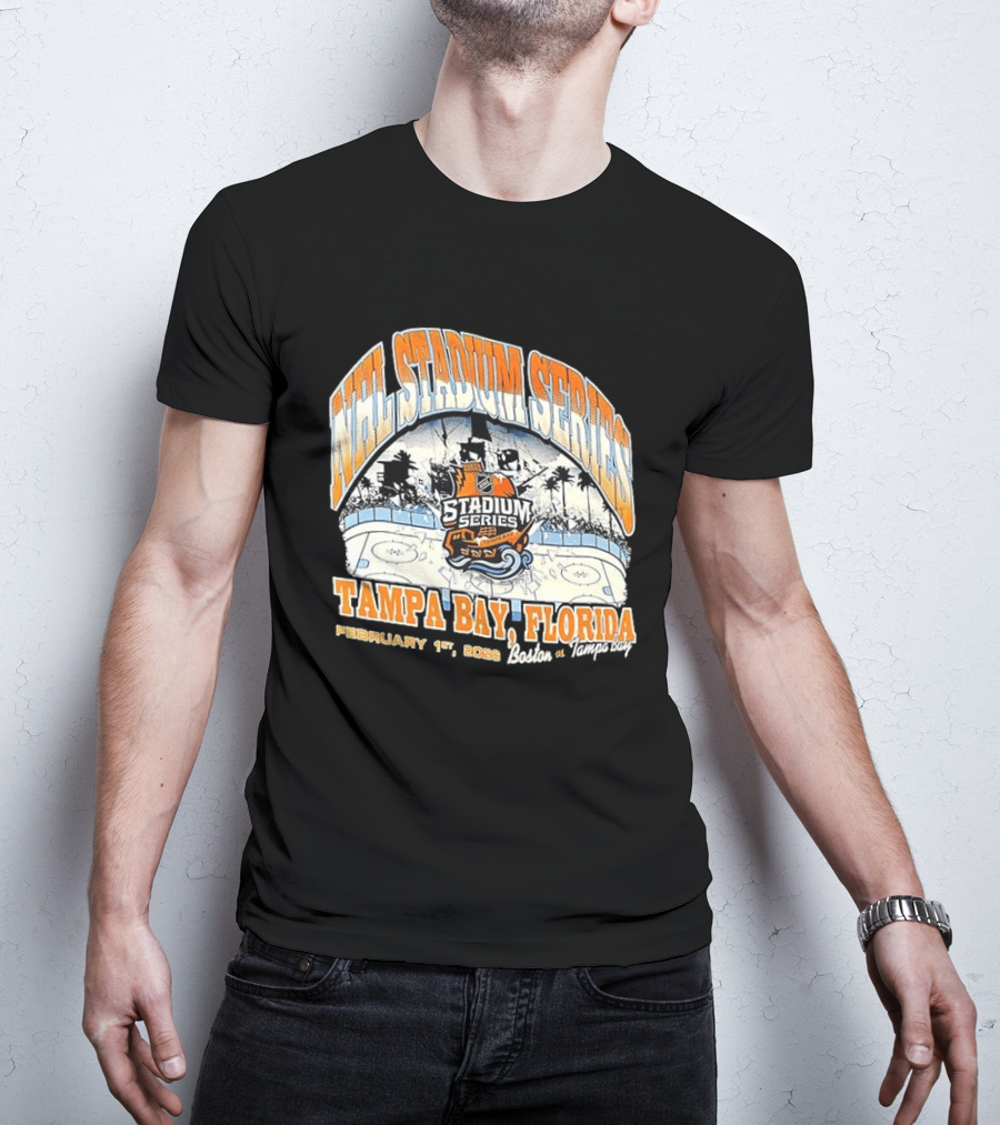 NHL Stadium Series Tampa Bay Florida 2026 Boston Vs Tampa Bay February 1st T-Shirt