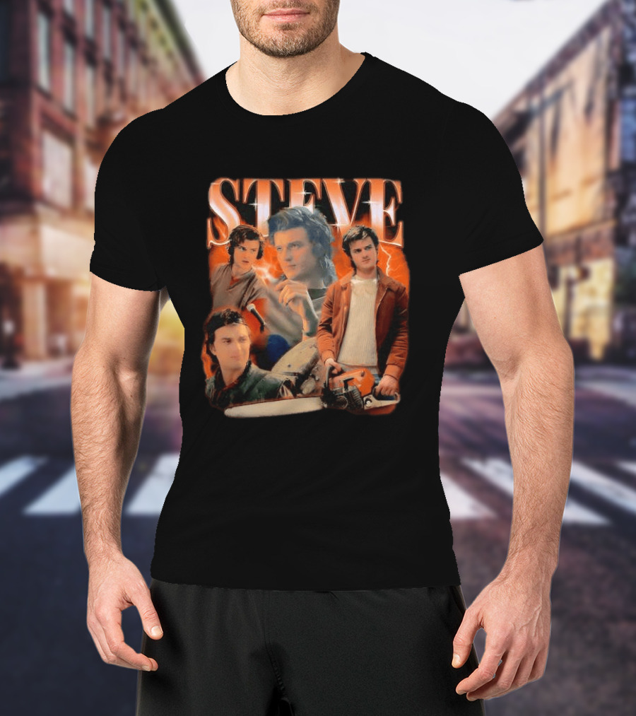 Steve Heartthrob Electric Style Stranger Things T-Shirt