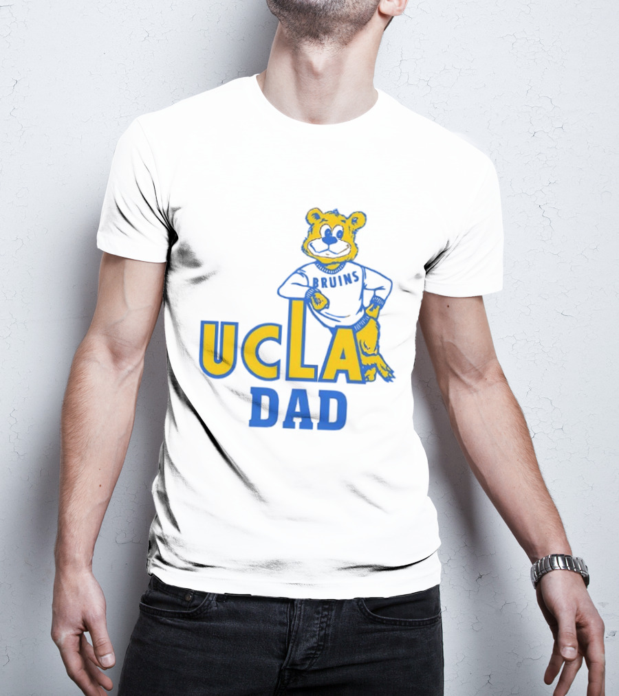UCLA Dad Bruins Bear Mascot Official Mark Cuban T-Shirt