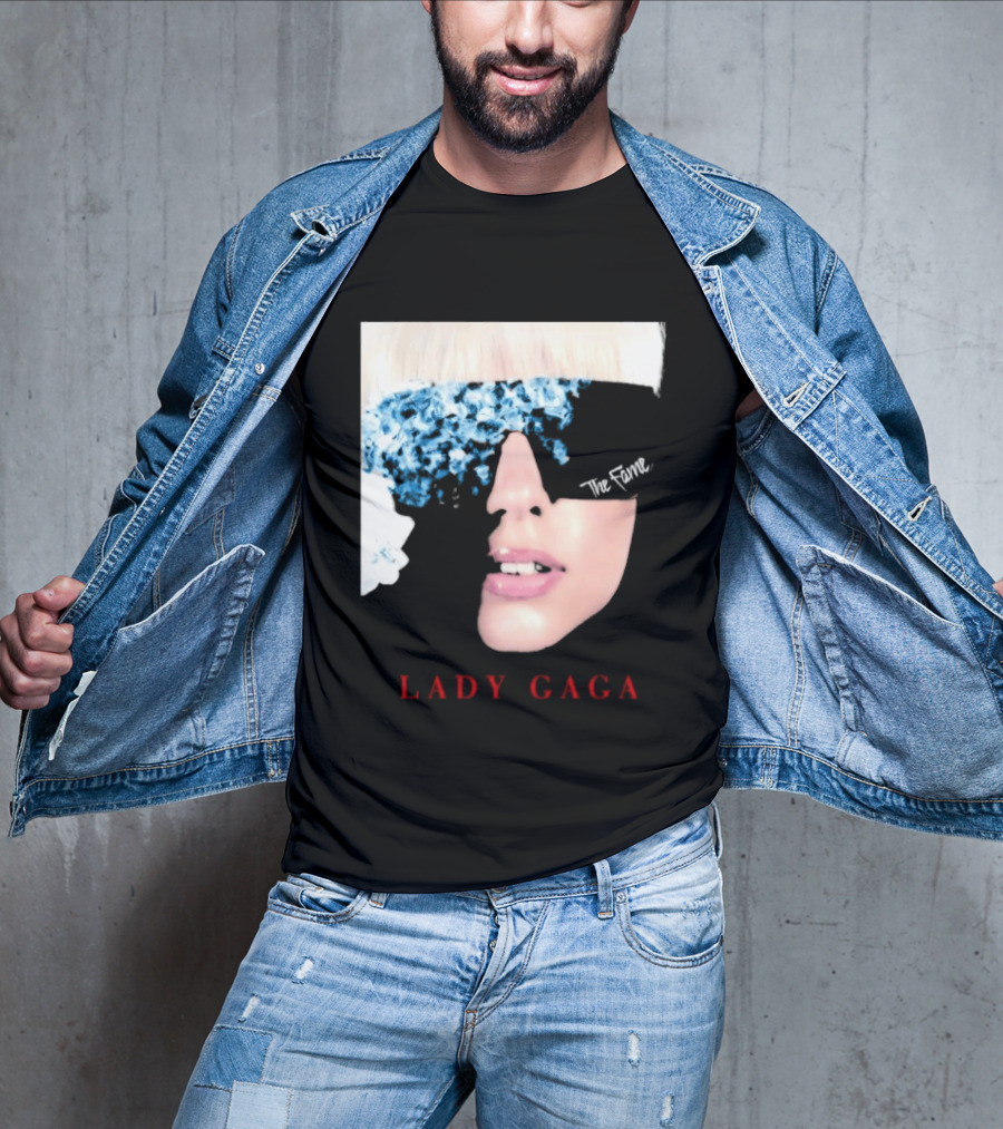 Lady Gaga The Fame Debut Album Iconic Glasses T-Shirt