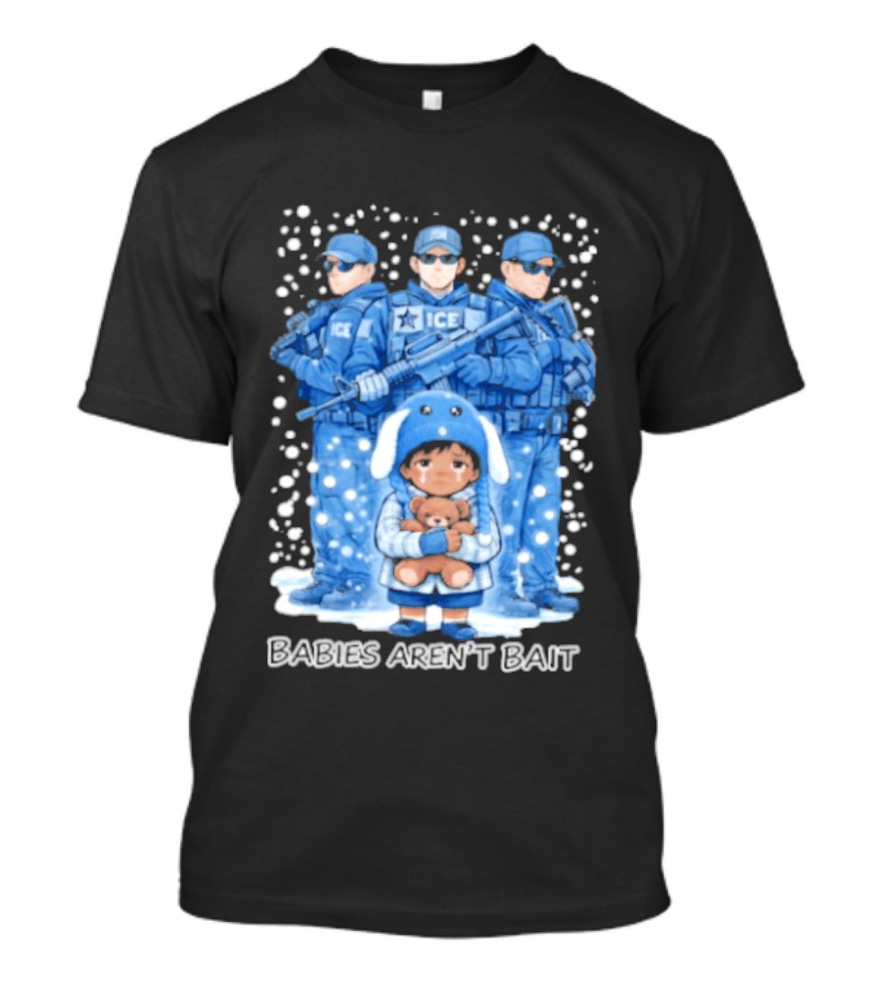 Liam Ramos Babies Aren't Bait ICE Officers T-Shirt