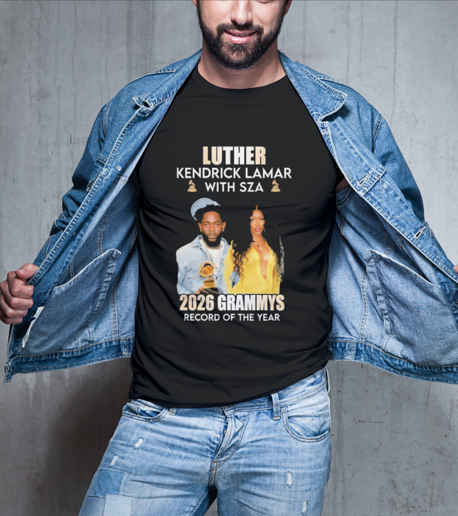Luther Kendrick Lamar With SZA 2026 Grammys Record Of The Year T-Shirt