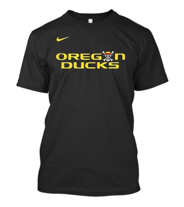 Nike Oregon Ducks One Piece Collaboration Luffy Pirate T-Shirt