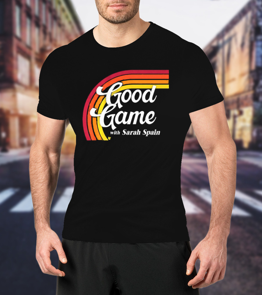 Good Game With Sarah Spain Vintage Rainbow T-Shirt