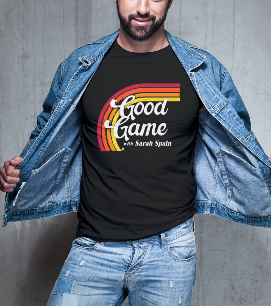 Good Game With Sarah Spain Vintage Rainbow T-Shirt