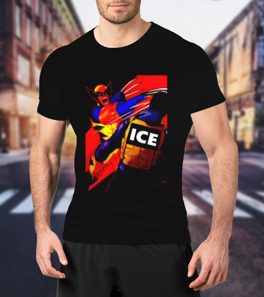 Wolverine Fuck ICE Forever And Always Claws Action T-Shirt