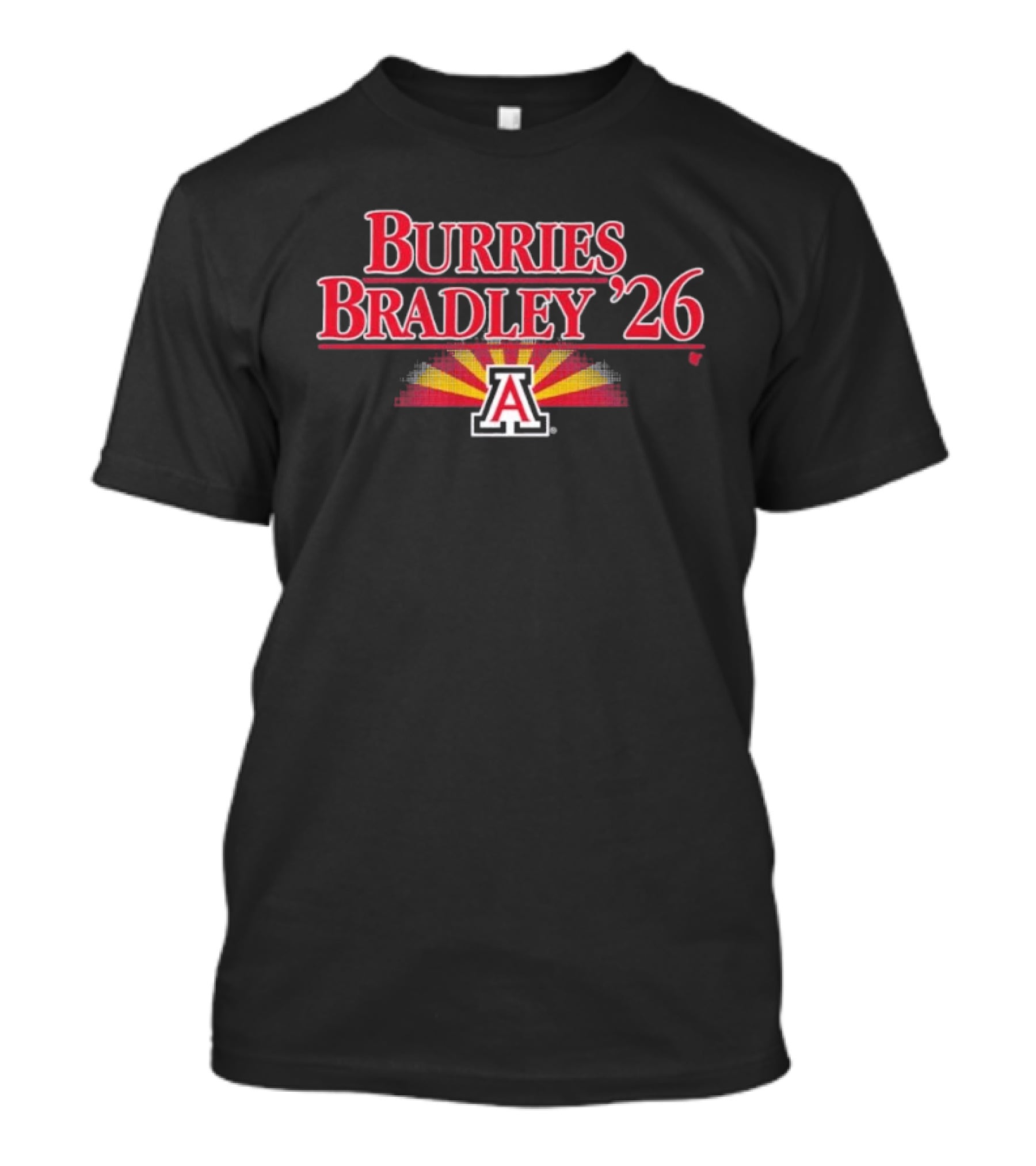 Burries Bradley '26 Arizona Basketball Sunburst A T-Shirt