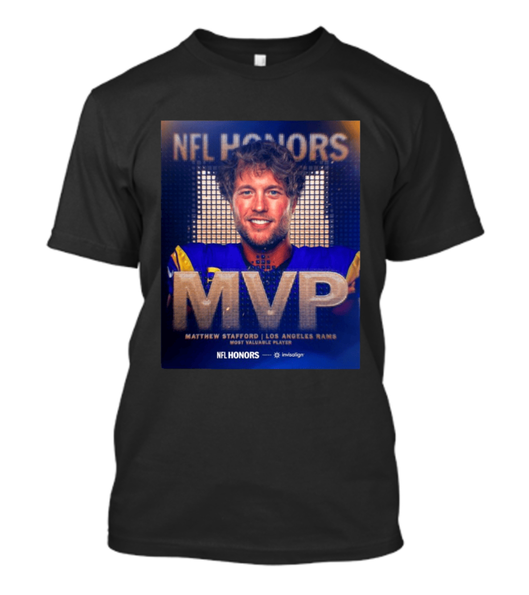 Matthew Stafford NFL Honors MVP Los Angeles Rams Most Valuable Player 2025 T-Shirt