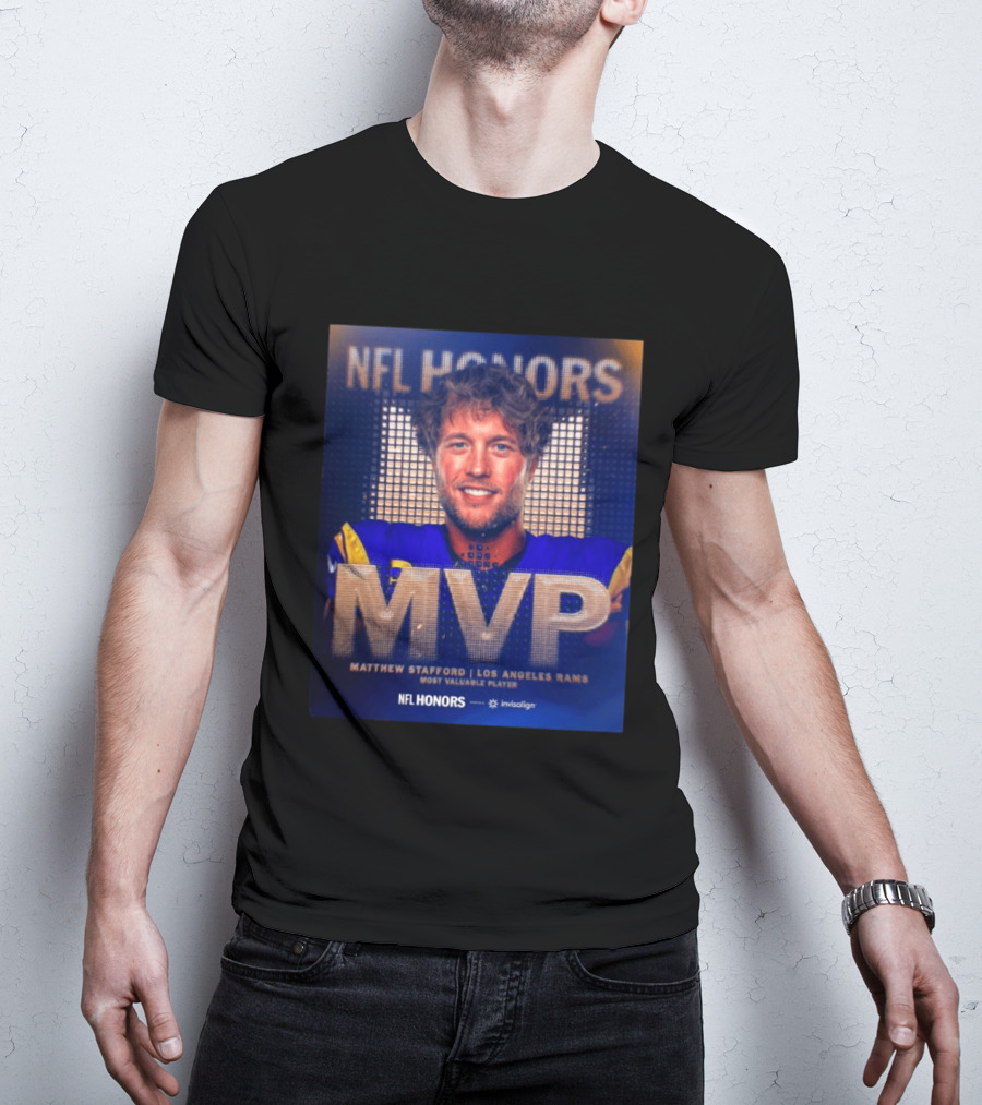 Matthew Stafford NFL Honors MVP Los Angeles Rams Most Valuable Player 2025 T-Shirt