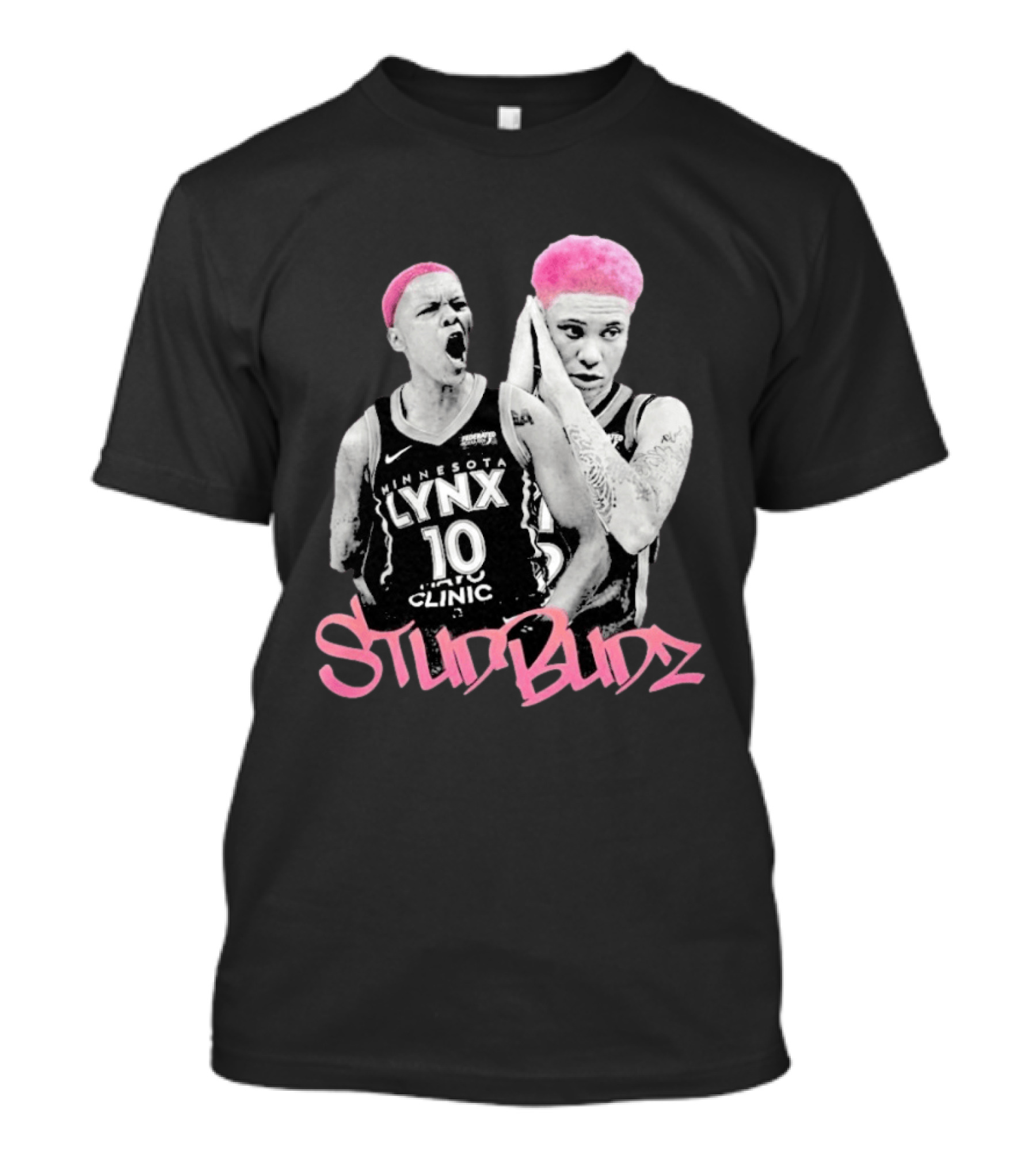 Courtney Williams Natisha Hiedeman Studbudz Minnesota Lynx WNBA T-Shirt