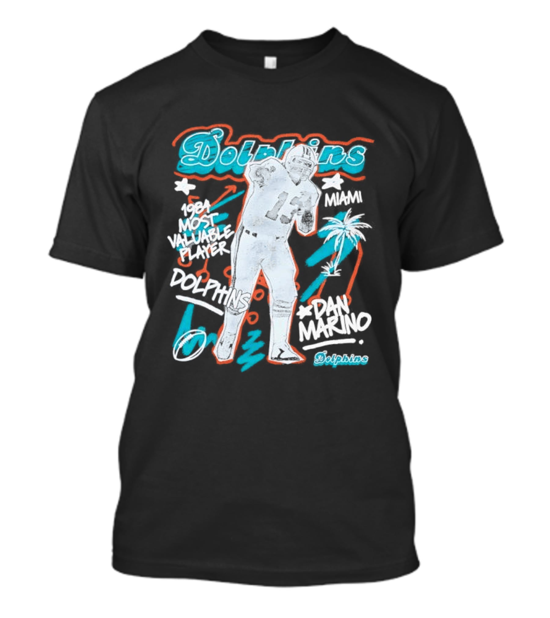 Dan Marino Dolphins MVP Miami 1984 Most Valuable Player T-Shirt