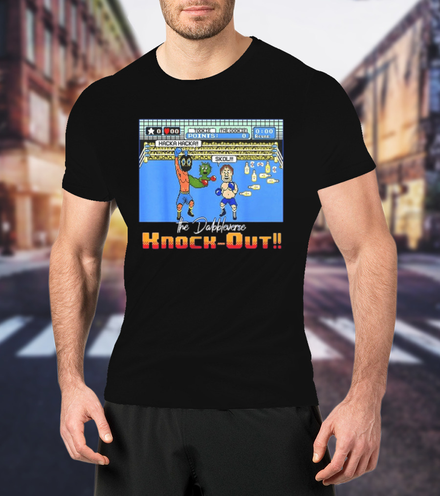 Tookie Vs The Dookie Dabbleverse Hacka Hacka Skol Knock Out T-Shirt