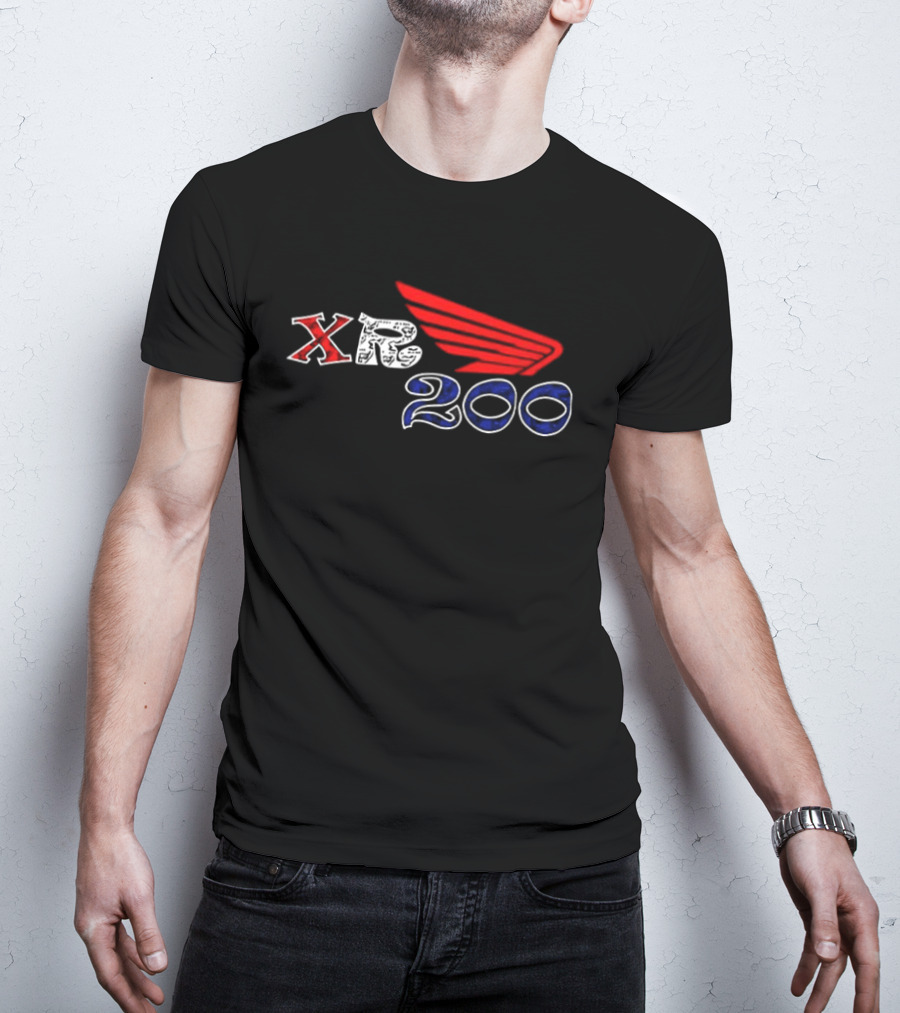 Honda XR200 Red Wing Motocross Racing T-Shirt