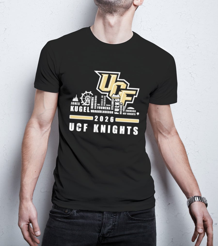 UCF Knights Kugel Campbell 2026 Skyline T-Shirt