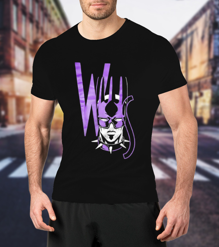 WS Whitesnake JoJo Bizarre Adventure Purple Anime Stand T-Shirt