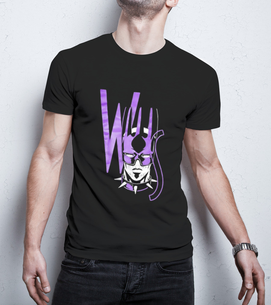 WS Whitesnake JoJo Bizarre Adventure Purple Anime Stand T-Shirt