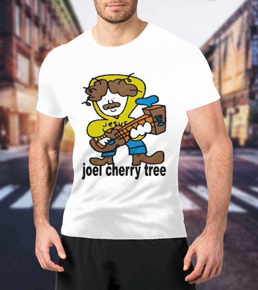 Jesus Joel Cherry Tree Guitar T-Shirt
