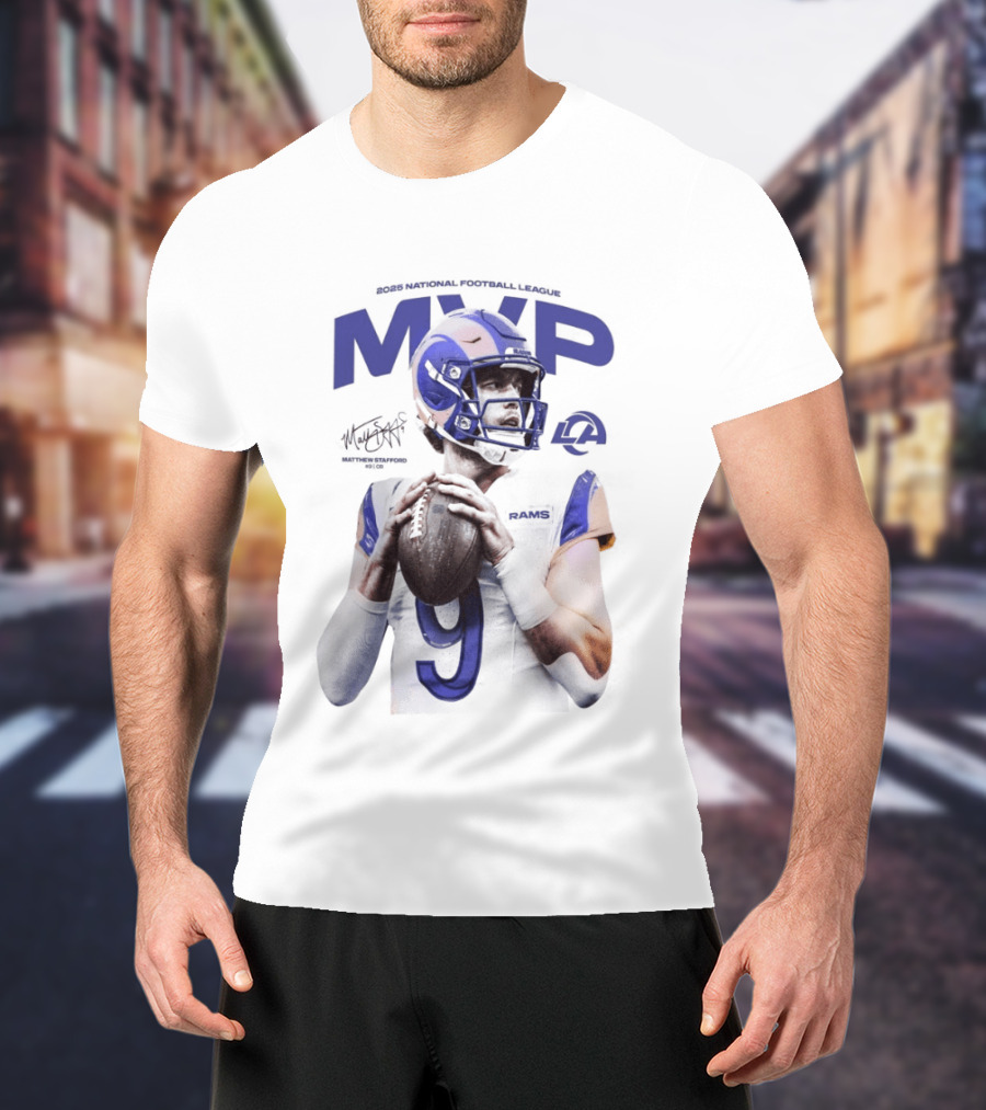 MVP Matthew Stafford Los Angeles Rams 2025 T-Shirt