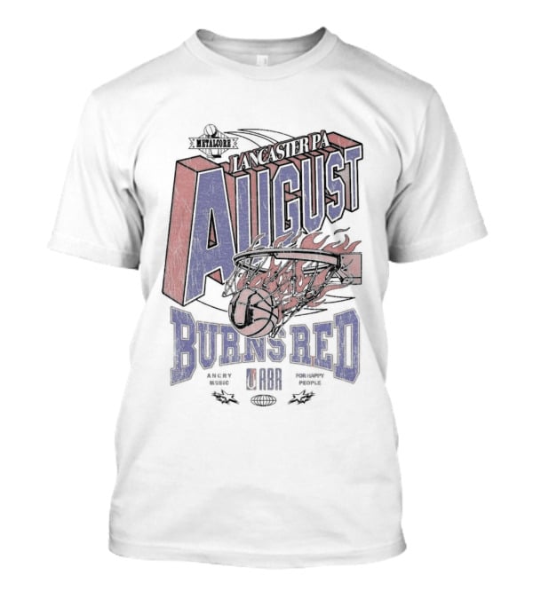 Lancaster August Burns Red Basketball Jam 2022 Flame Dunk T-Shirt