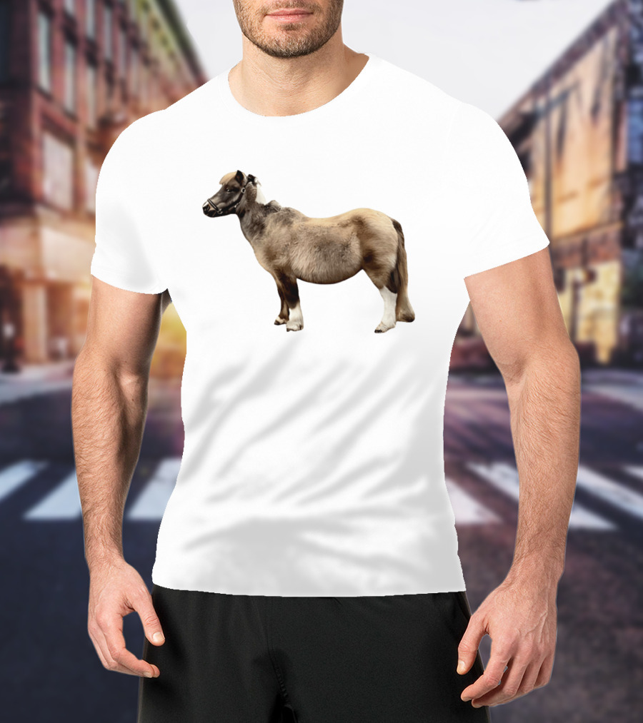 Doug Shetland Pony And Horse Hybrid Image T-Shirt