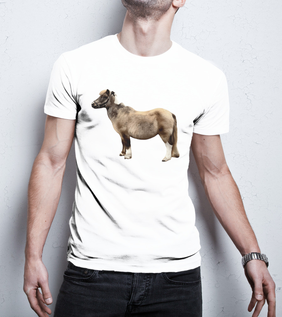 Doug Shetland Pony And Horse Hybrid Image T-Shirt