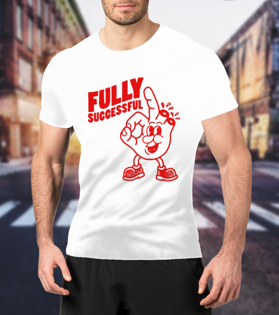 NPS Fully Successful Hand OK Gesture Cartoon T-Shirt