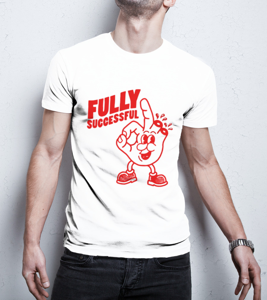 NPS Fully Successful Hand OK Gesture Cartoon T-Shirt