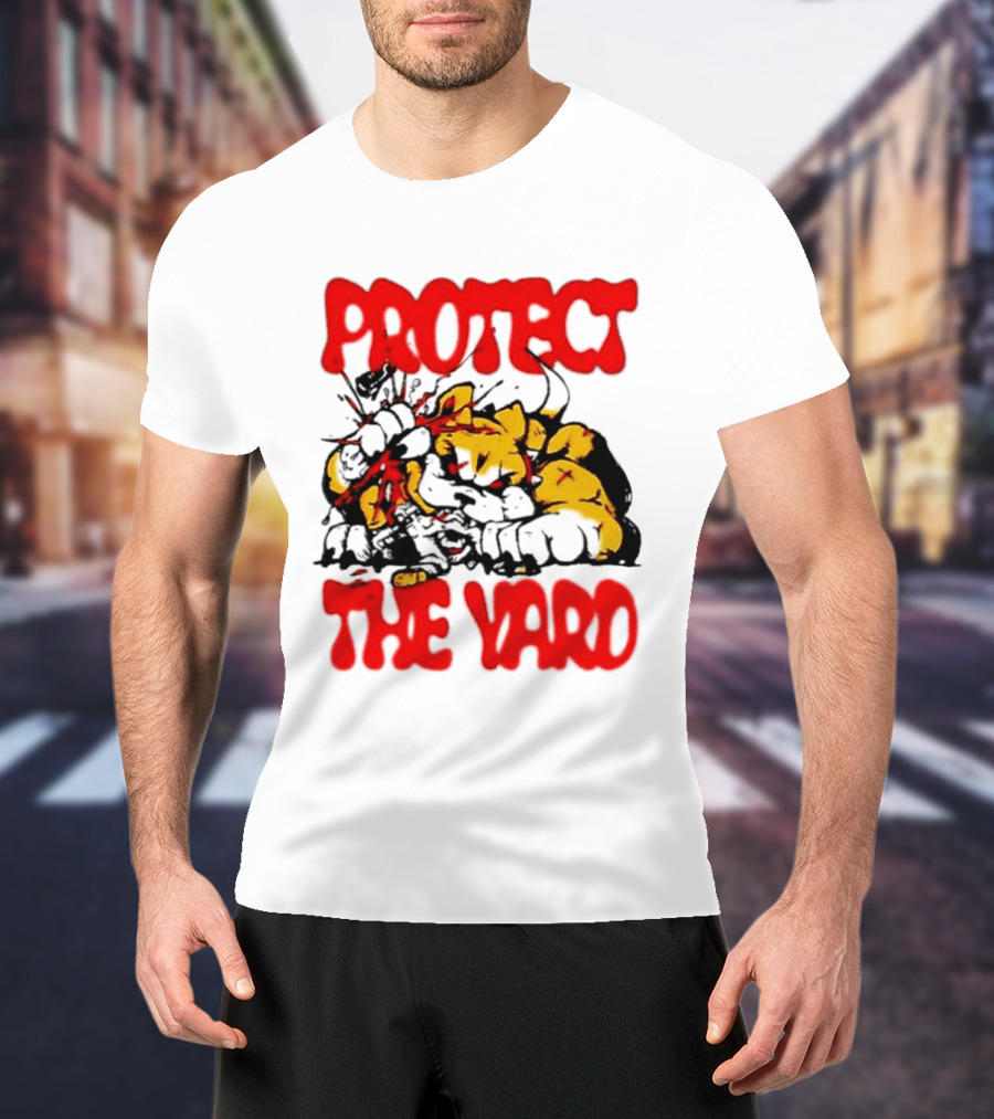 Protect The Yard Aggressive Dog Fighting T-Shirt