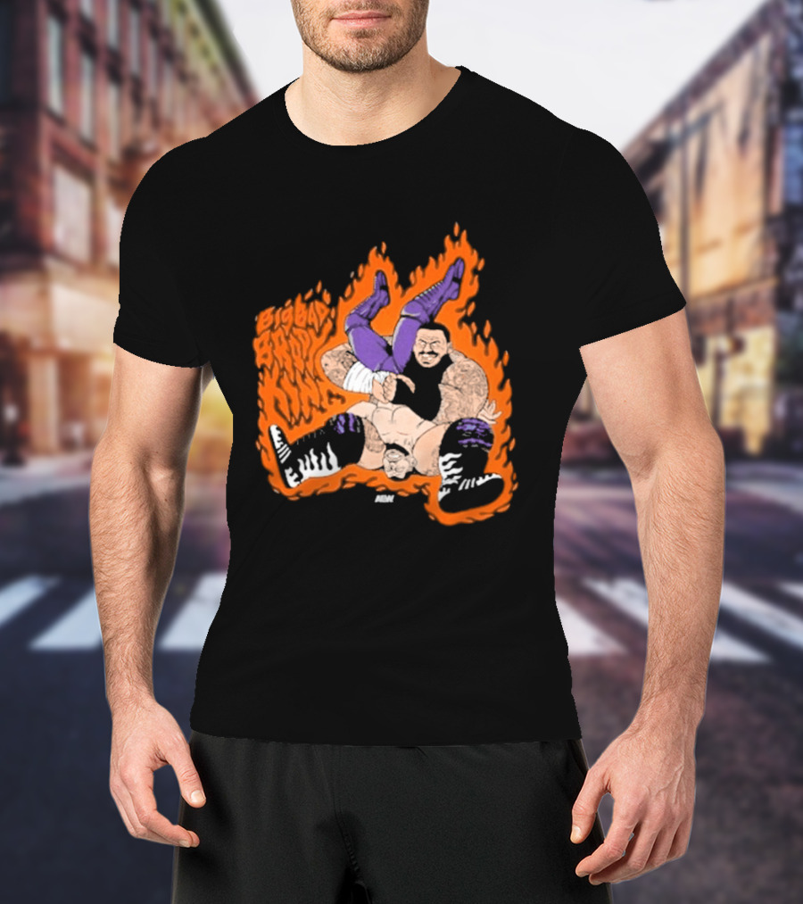 Brody King Gonzo Bomb Wrestling Move Fiery Impact T-Shirt