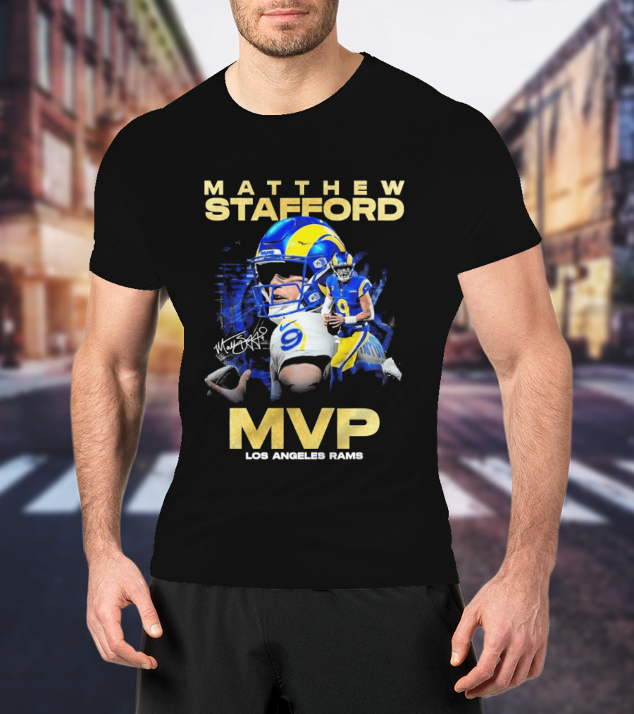 Matthew Stafford Los Angeles Rams MVP T-Shirt