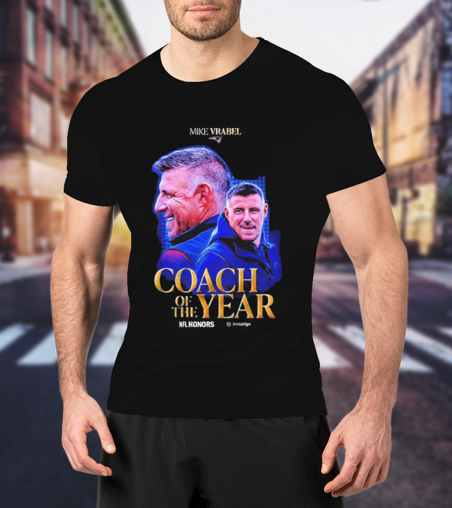 Congrats Mike Vrabel NFL Coach Of The Year 2026 T-Shirt