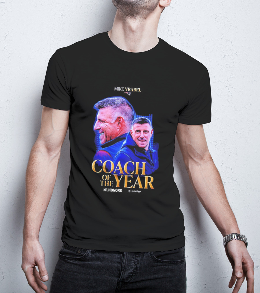 Congrats Mike Vrabel NFL Coach Of The Year 2026 T-Shirt