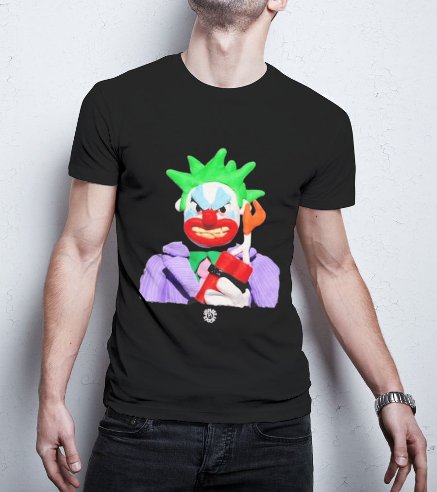 SPOOKY X VAMEEE Joker Clown Holding Dynamite T-Shirt