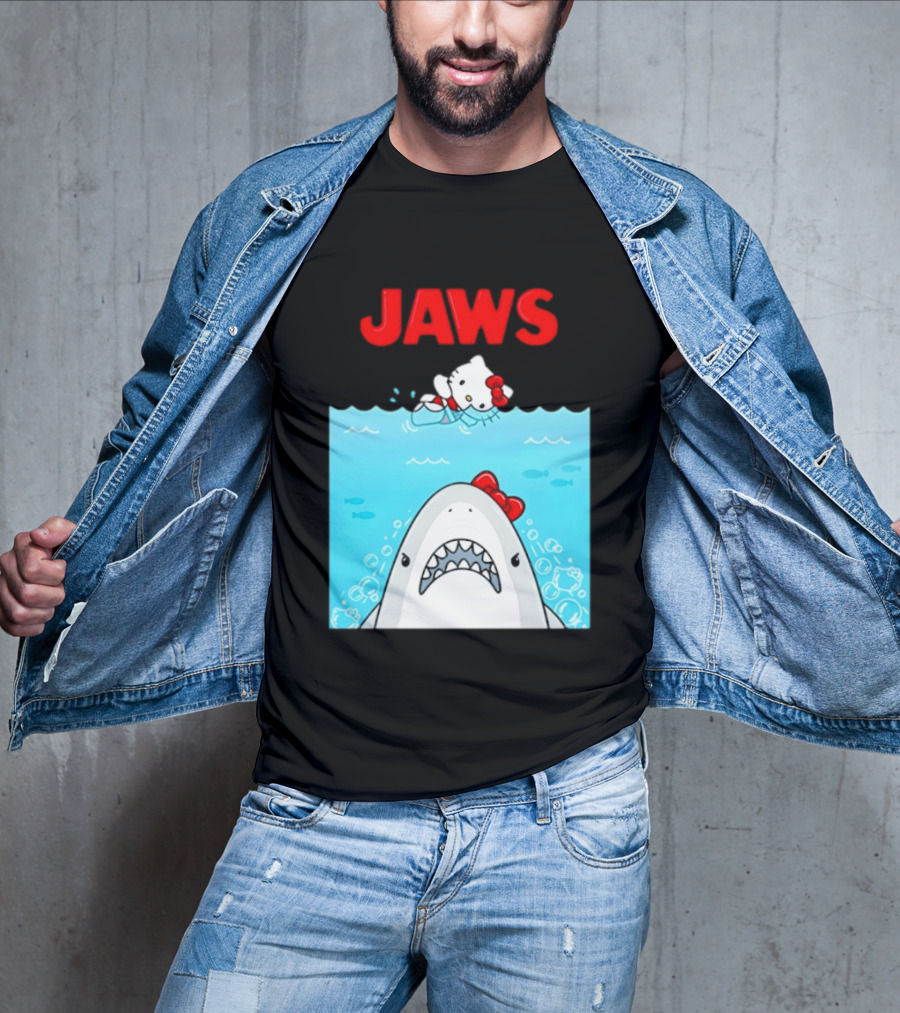 Hello Kitty Jaws Universal Studios Collaboration T-Shirt