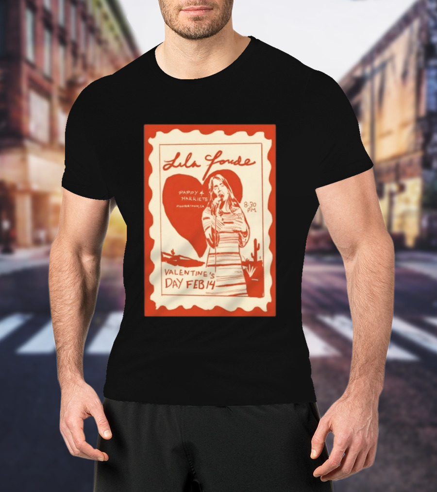 Lila Forde Valentine's Day February 14 Pappy Harriets Pioneertown CA 2026 T-Shirt