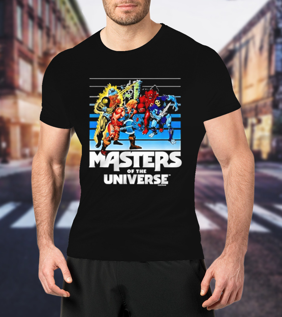 Masters Of The Universe He Man Skeletor And Characters Clash T-Shirt