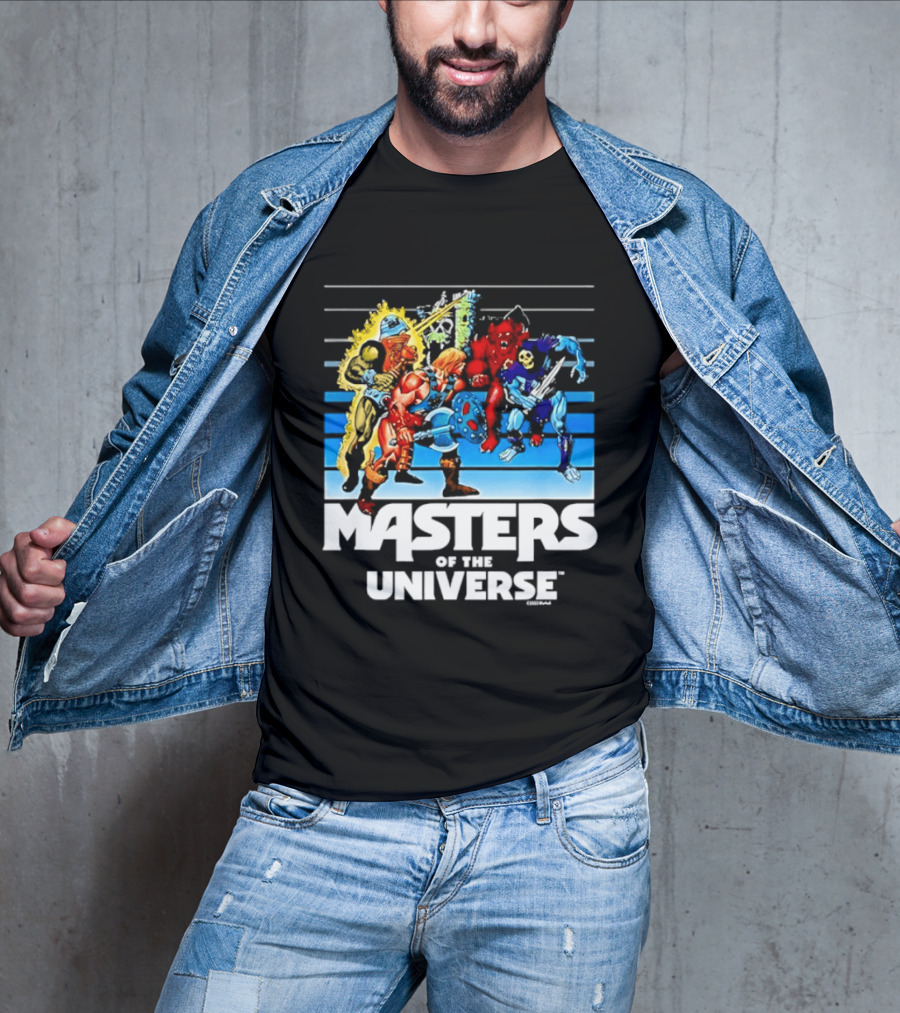 Masters Of The Universe He Man Skeletor And Characters Clash T-Shirt