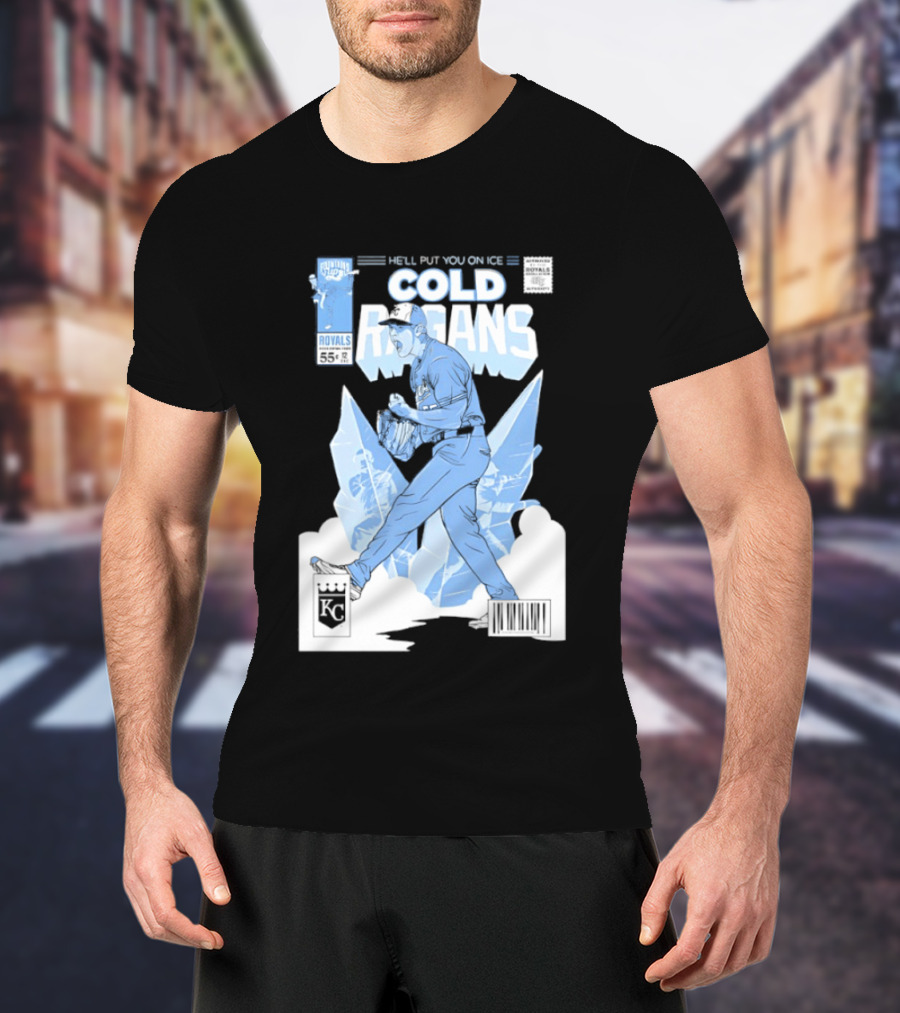 Kansas City Royals Cold Cole Ragans He'll Put You On Ice T-Shirt