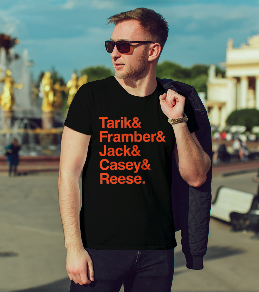 Detroit Tigers Tarik Framber Jack Casey Reese Player Names T-Shirt