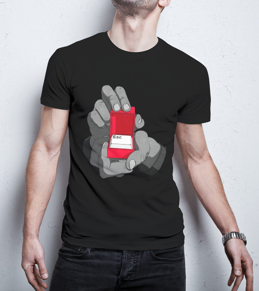 Red Box Proposal ESC Key Meme T-Shirt