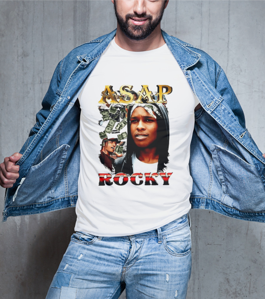 ASAP Rocky Supreme Dollar Money Music Lover T-Shirt