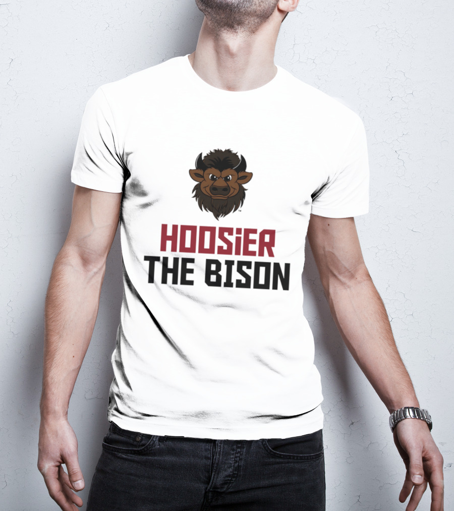 Hoosier The Bison Indiana Squared Off T-Shirt