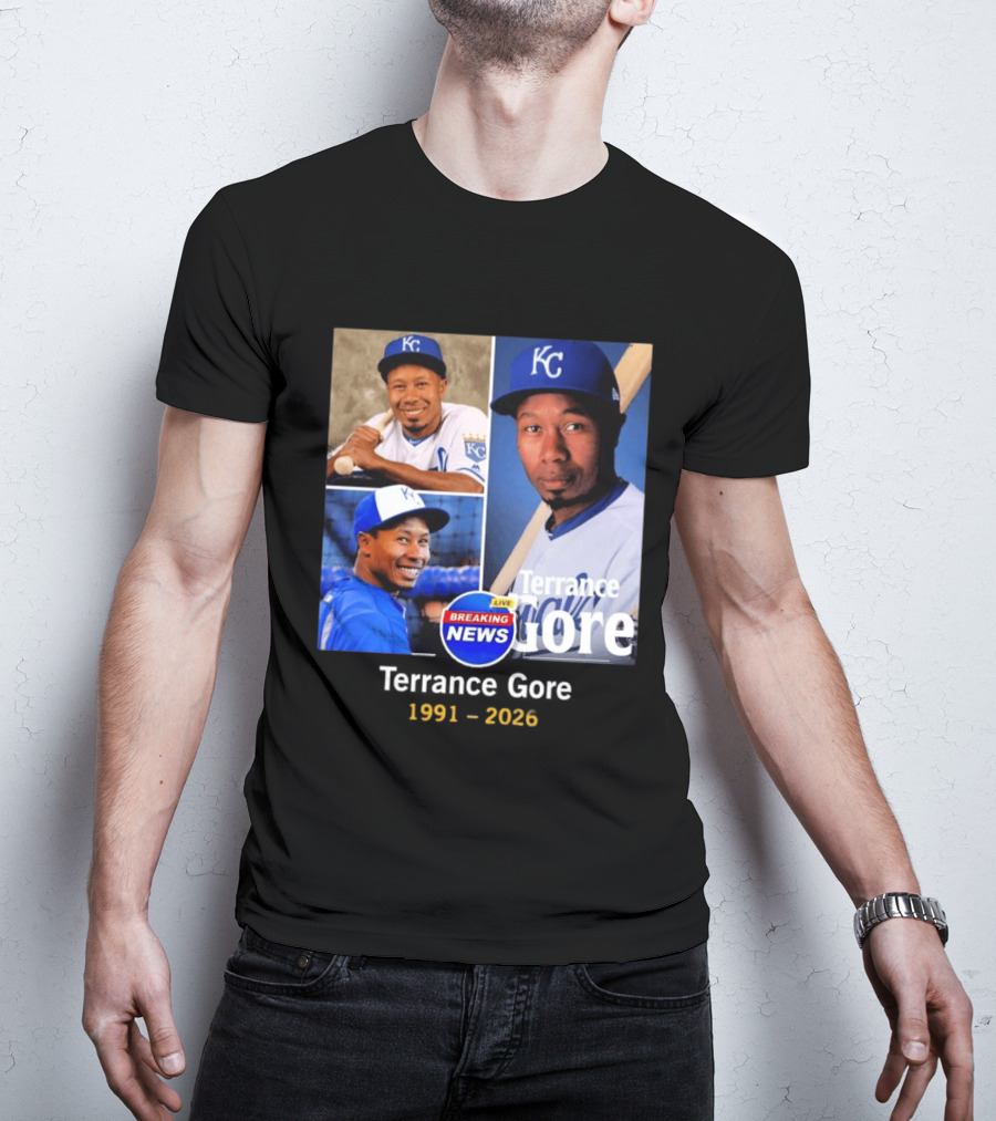 Terrance Gore Kansas City KC Breaking News 1991 2026 T-Shirt