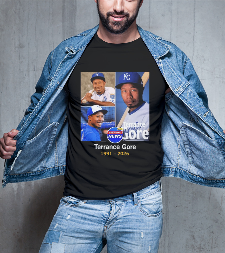 Terrance Gore Kansas City KC Breaking News 1991 2026 T-Shirt