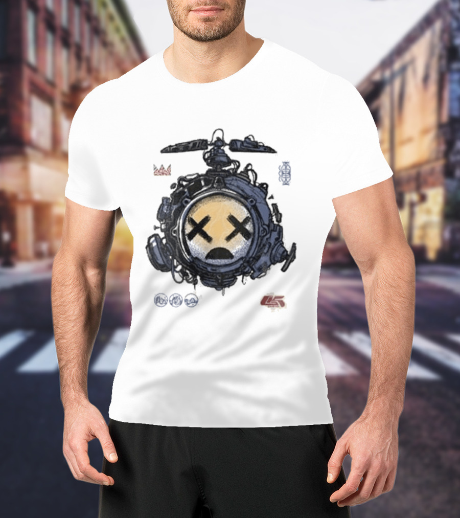 Good Kid Drone X Eyes Sad Face Tech Sphere T-Shirt